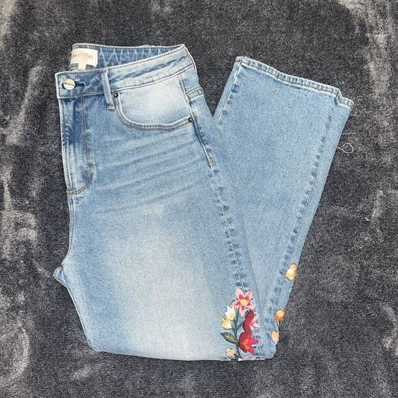 DRIFTWOOD Denim - Driftwood Stella Jeans Women's Size 28 - Floral Embroidery